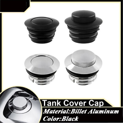 Motorcycle Mount Flush Pop Up Vented Fuel Tank Gas Cap for Harley Screw In Type