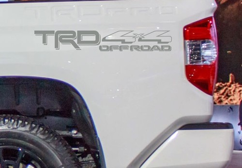 4X4 TRD Off Road Vinyl Decal for Toyota Tacoma Tundra Truck bedside 2 Decals - Foto 19 di 38