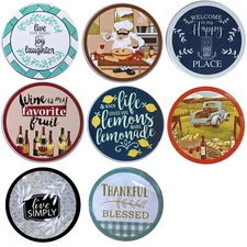 Burner Covers Metal Stove Set Variety of Styles Size 10" & 8" Per Set or Solo