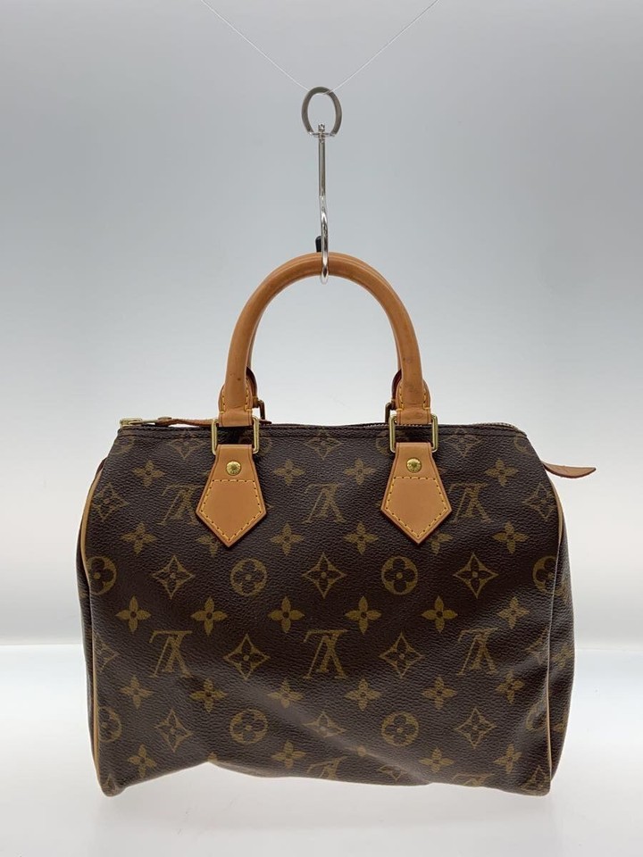 LOUIS VUITTON BOSTON BAG 2 SPEEDY 30 MONOGRAM CANVAS Brown PVC Used eBay