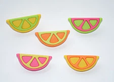 Fruit Slices / Jesse James Shank Buttons / Lemon ~ Lime ~ Orange Slices