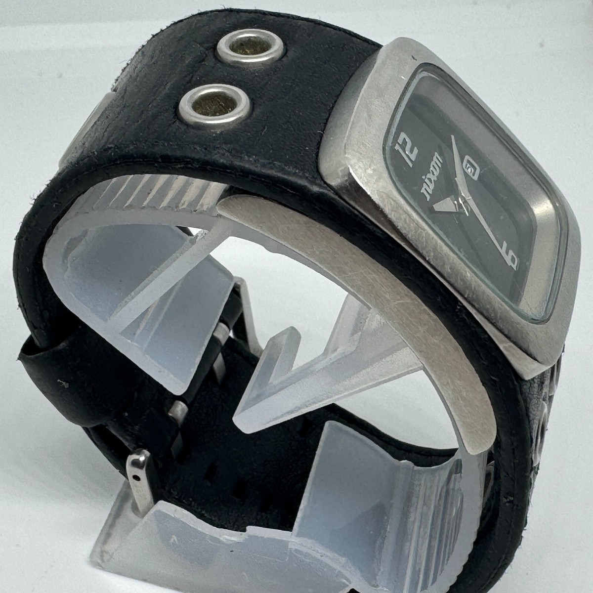 Nixon Quartz Watch REV IT UP Mini GTO Women Silver Black Nixon Quartz Watch REV IT UP Mini GTO Women Silver Black