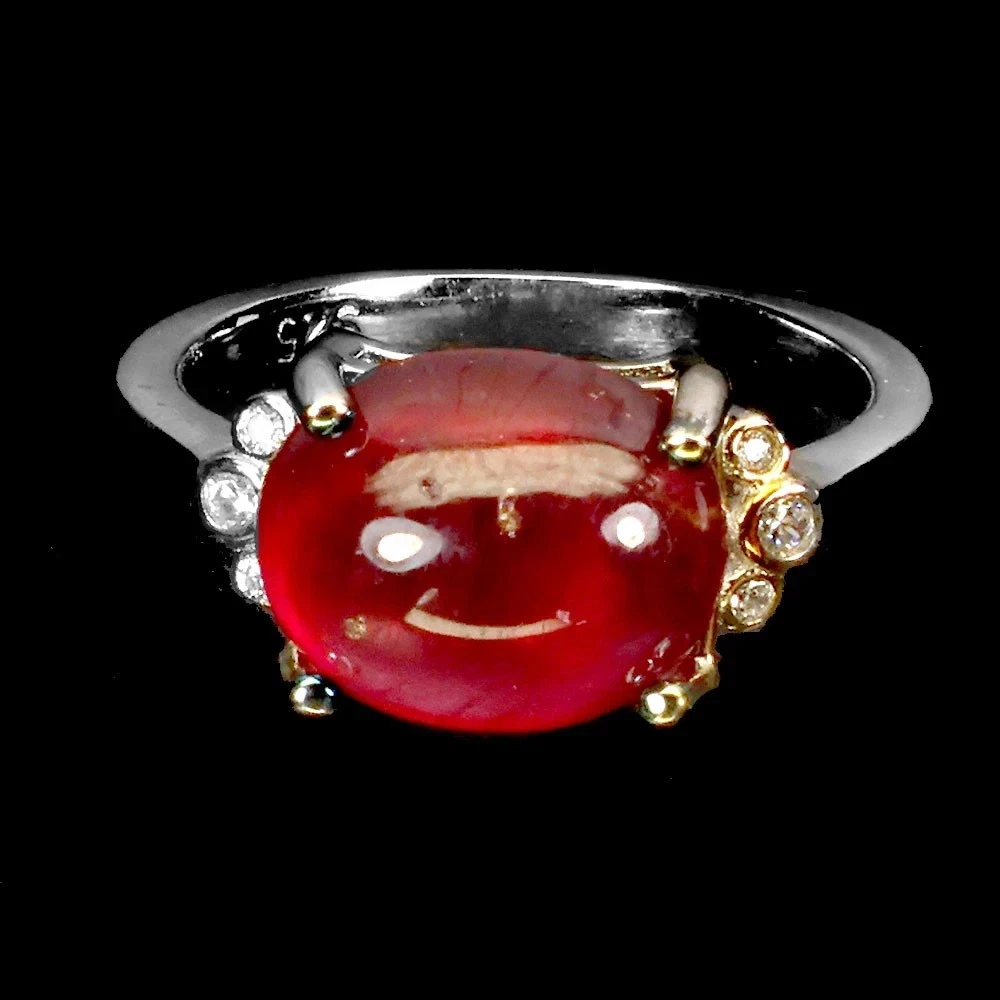 Anello Sottile In Argento Sterling Con Zirconi Cubici A Fiore - Regolabile E Delicato - Gioiello Regalo Per Donna