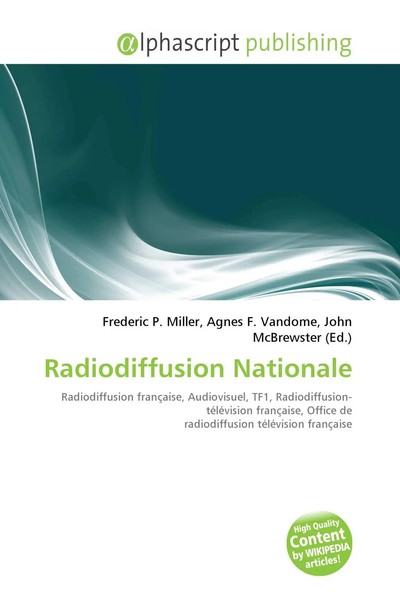 Radiodiffusion Nationale Frederic P. Miller (U. A.) Taschenbuch FranzöSisch 2026-image