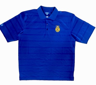 Antigua Blue National Officer FFA Shirt Size L