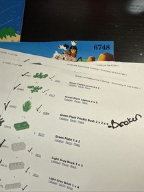 LEGO 6748 Western: Indians: Boulder Cliff Canyon W/ Instructions 100% Complete