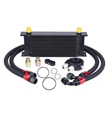 Oil Cooler Kit, 10AN Transmission Engine Cooler British Radiator 16 Row