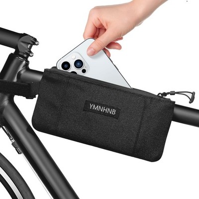 YMNHNB Bike Frame Bag   Water-Resistant Top Tube 9.4 cubic inches, Black