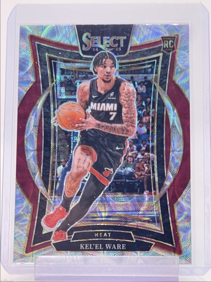 KEL'EL WARE 2024-25 SELECT CONCOURSE ROOKIE SCOPE PRIZM HEAT #66 RC Q5118