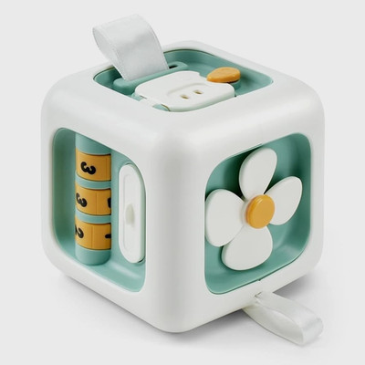 iPlay iLearn Baby Sensory Toys for 6 Months and Up Baby Gadget Pink Cube