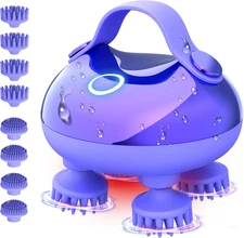 Scalp Massager Electric, Portable Scalp Massager Tool, Waterproof Head Massage S