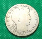 1907  Barber Half Dollar Good / About Good 90% Silver See Pics #1165