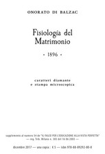 Libri Balzac Honore de - Fisiologia Del Matrimonio. Ediz. A Caratteri Diamante E