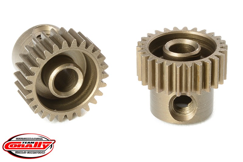 Team Corally C-71326 - 64 Dp Motor Pinion - Steel Hardened - 26 Teeth