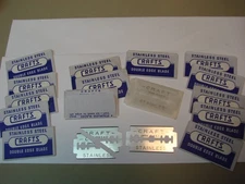 15 CRAFTS STAINLESS STEEL FUR FURRIER LEATHER FAUX FUR RAZOR BLADES MADE IN USA