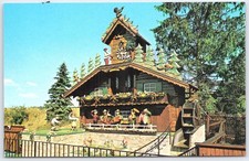World's Largest Cuckoo Clock Ohio Postcard - Alpine-Alpa Wilmot 1970s