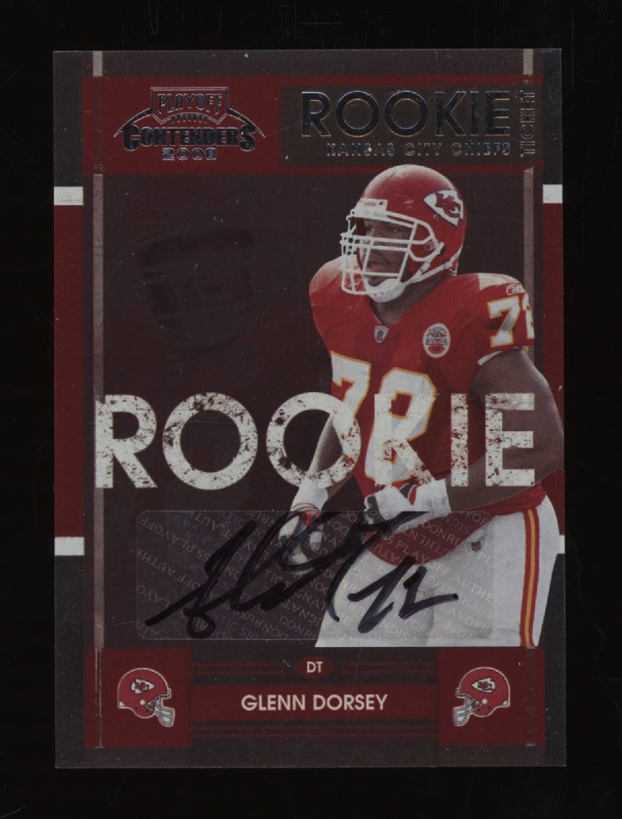 Glenn Dorsey Playoff Contenders #140 Autograph