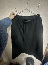 USED BLACK SAROUEL PANTS WITH BACK POCKETS GOOD