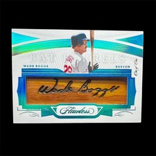 2020 Flawless Wade Boggs Bat Barrels Auto 1/1 Red Sox HOF 🔥