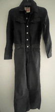 Levi s Western Premium Jumpsuit Women Bootcut Leg Black Size 26
