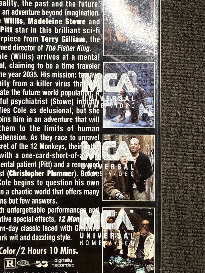 12 Monkeys ( VHS, 1995 ) New with watermarks - Image 3 of 3