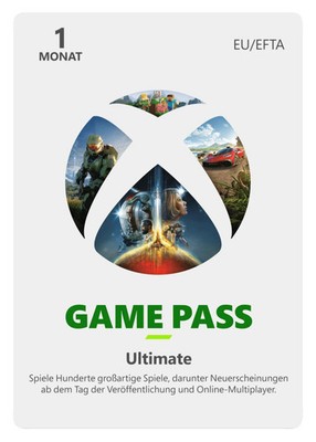 Game Pass Ultimate für Xbox 1 Monat
