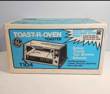 Vtg Brand New! General Electric GE Toast-R-Oven T104 Toaster Oven In Sealed Box