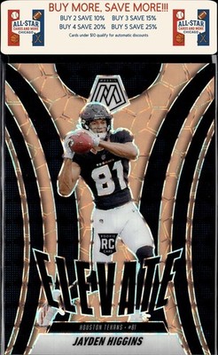 2025 Panini Mosaic #9 Jayden Higgins Elevate Orange Houston Texans