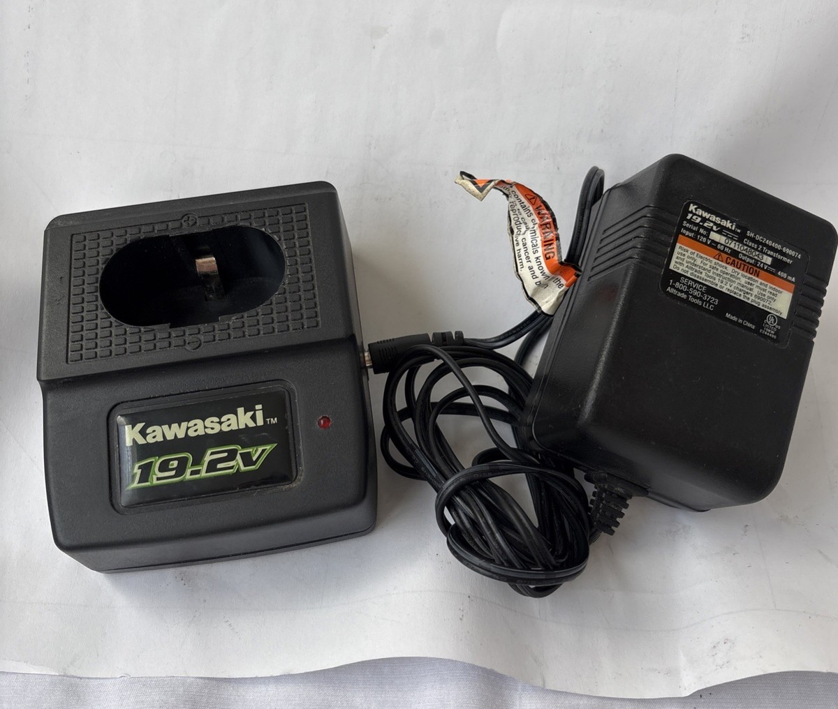 MONSTER パワーアダプター Original Kawasaki 19.2V Battery Charger 690072 & AC Adapter 690074