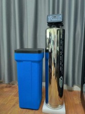 Stainless Steel 80000 Grain Water Softener Filtration System with Salt Container