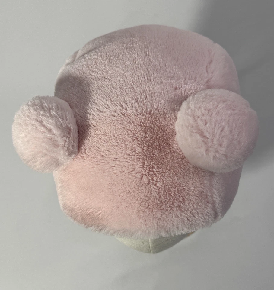 First Impressions Imitación Piel Rosa Pom Pom Sombrero A Presión Barbilla Invierno Bebé 0-6 Mos Foto 3 de 4