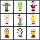 Hot Kids Gift Dancing Animal Car Decor Solar Powered Bobble Dancer Toy