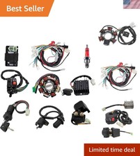 Complete Wiring Harness Kit with Electrics for ATV Quad 4 Wheelers 150CC-250C...
