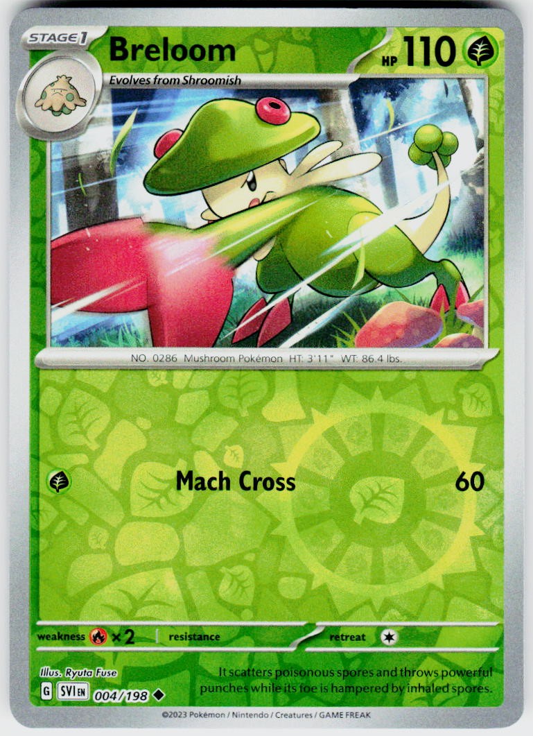 Breloom Reverse Holofoil [SVI - 004/198]NM