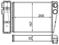 Mahle WäRmetauscher Innenraumheizung AH 263 000S FüR Mercedes Klasse W251 V251