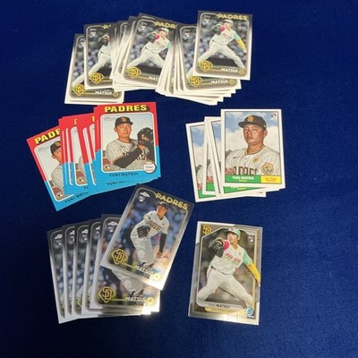 Yuki Matsui 40 plus count player lot of baseball cards - Topps Rookies 2024