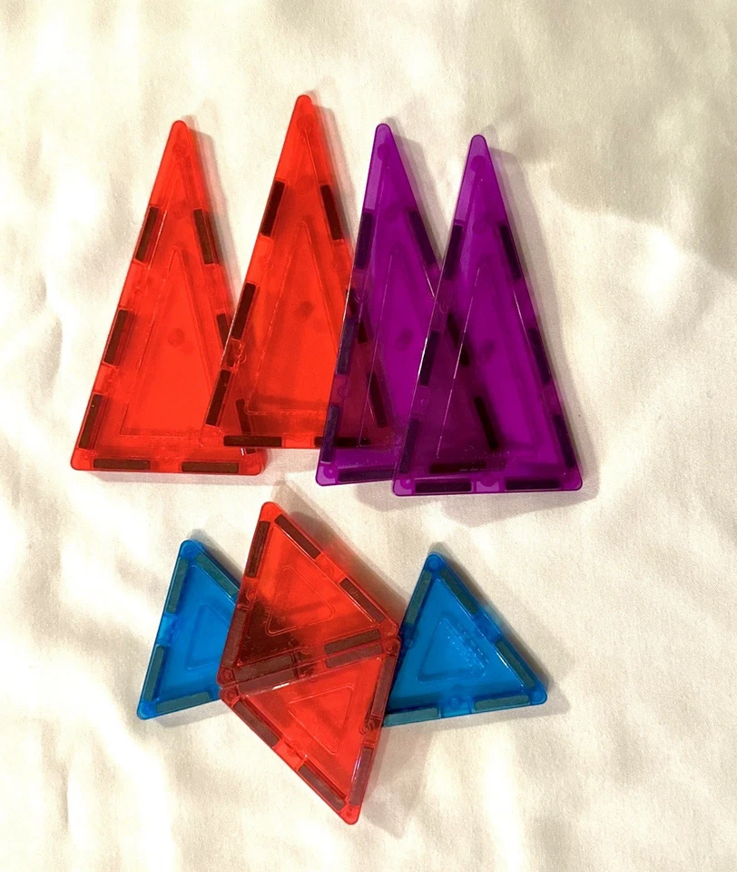 Picasso Tiles Lot 248 Pieces Magnet Tiles, Ramps & Chutes Stem Toy Mixed Lot - Image 4 of 4