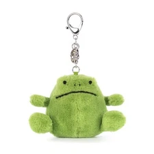 Jellycat Ricky Rain Frog Bag Charm Mini Soft Plush Toy Keychain Leafy Green NWT