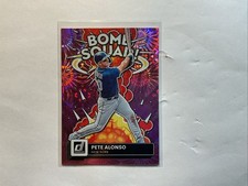 2022 Panini Donruss - Bomb Squad Pete Alonso #BS-7 Pink Fireworks