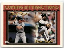 1994 TOPPS #772 RUSS DAVIS / BRIEN TAYLOR NEW YORK YANKEES RC