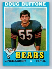 1971 Topps #126 Doug Buffone Chicago Bears - NM