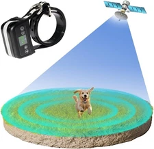 Justpet JG27 Black Waterproof 1000 Meter GPS Wireless Pet Fence System New