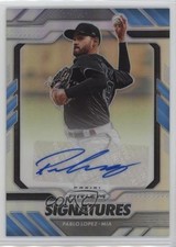2020 Panini Prizm Signatures Silver Prizm Pablo Lopez #S-PL Auto 11b4
