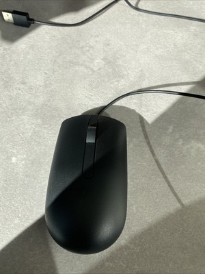 DELL MAUS MS116 USB MIT SCROLL 3 TASTEN OPTICAL MOUSE FÜR WINDOWS 7 10 11 MAC M5