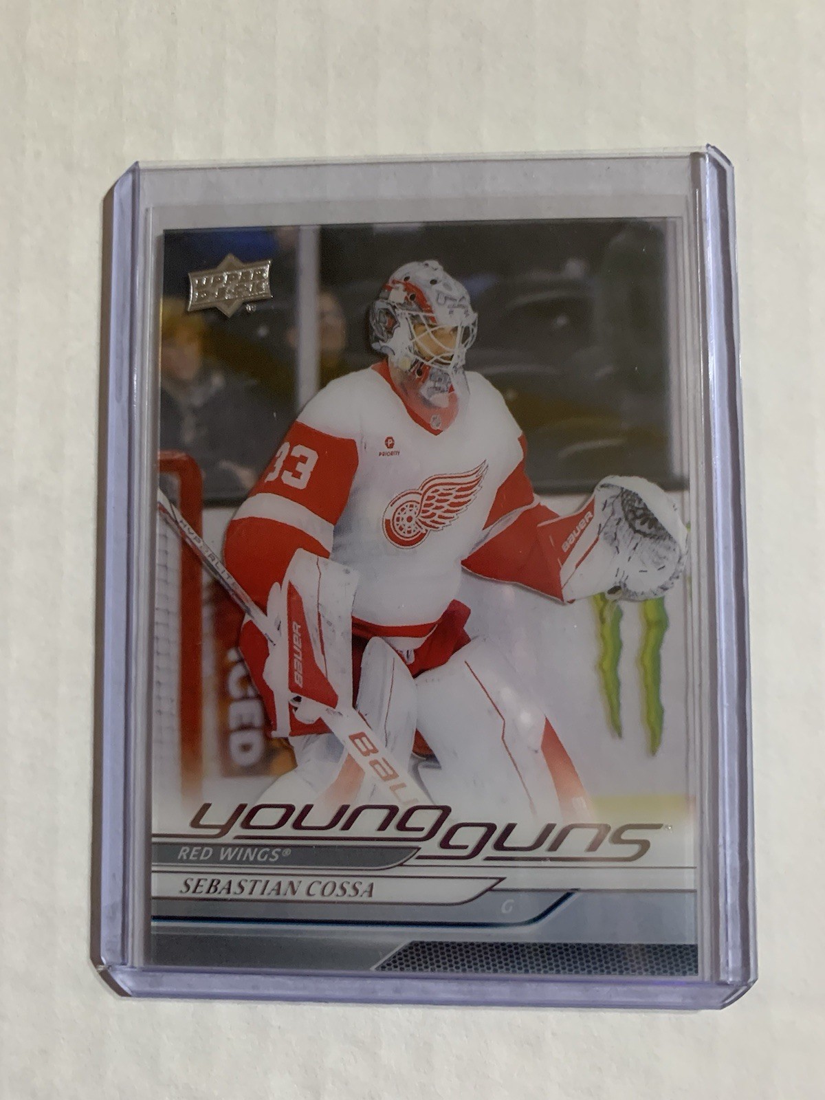 2024-25 Upper Deck Clear Cut Parallel #708 Sebastian Cossa YG