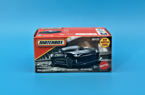 Matchbox Power Grabs 2026 - 2024 Chevrolet Camaro ZL1 Con. 59/125 MB1594 JHP80-image