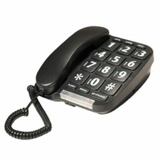 Large Button Phone with Bright Flashing Ringer Light