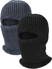 2 Polar Pasamonta as De Punto Capucha Para El Frio Para Hombre Invierno Termica