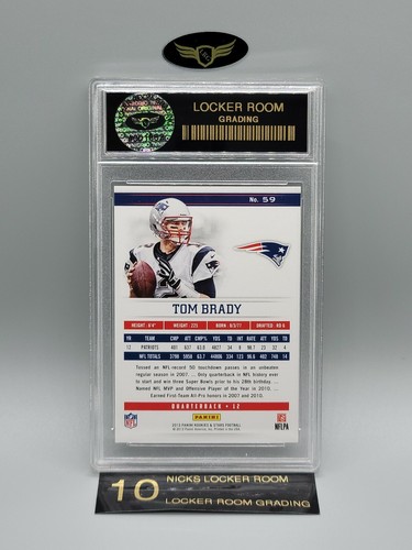 2013 Panini Rookies & Stars New England Patriots TOM BRADY #59 mint LRG 10 - Picture 2 of 2