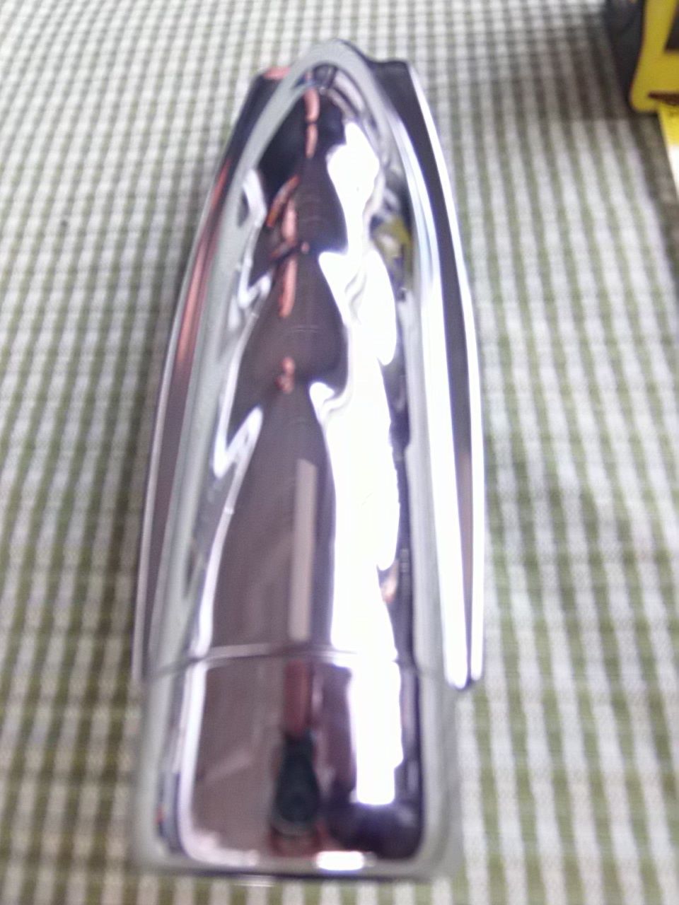 Chrome bicycle light SCHWINN headlight streamline COLUMBIA bike head